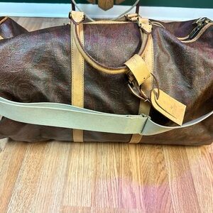ETRO Paisley Print Zipped Holdall Travel Bag